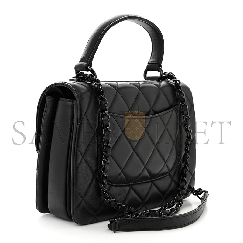 Ch*el master trendy cc lambskin flap bag a92236 (25*17*9cm)